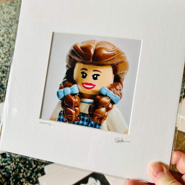 DOROTHY - Lego minifigure mounted photo print