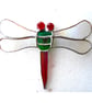 Giant Dragonfly Garden Decoration Stained Glass Suncatcher - Image 2