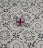England Flag Pin - Small Resin Topped Pin Badge - English Flag Badge - Image 1