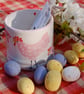 pink chicken Children's mug - Image 3