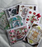 Bundle of 7 (Seven) all Different Decoupage Greeting Cards - Free UK Postage