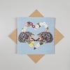 'Hedgehogs & Primrose heart', Valentine's day, Love, Wedding, Anniversary 