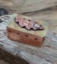 Copper box, collectable miniature copper, silver and brass oak leaf box - Image 3