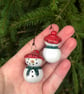 Snowman with Green Scarf and Red Hat - Decorations  - Image 5