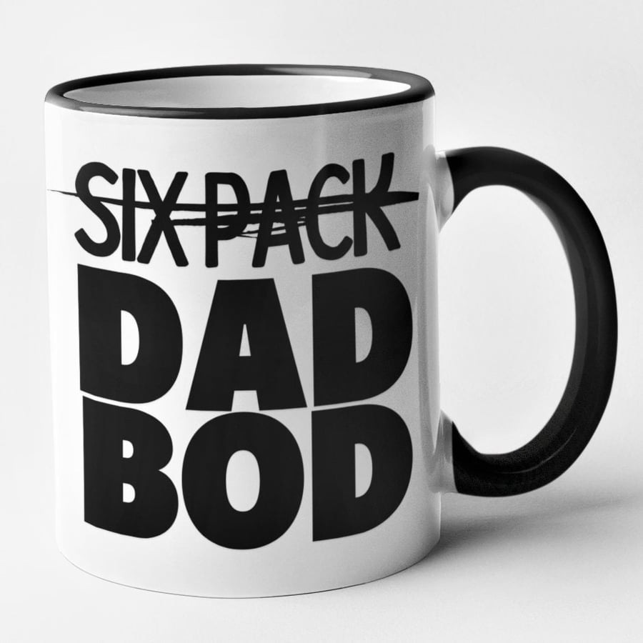 Dad Bod Mug Fathers Day Novelty Father Joke Dad Body Christmas Birthday Present 