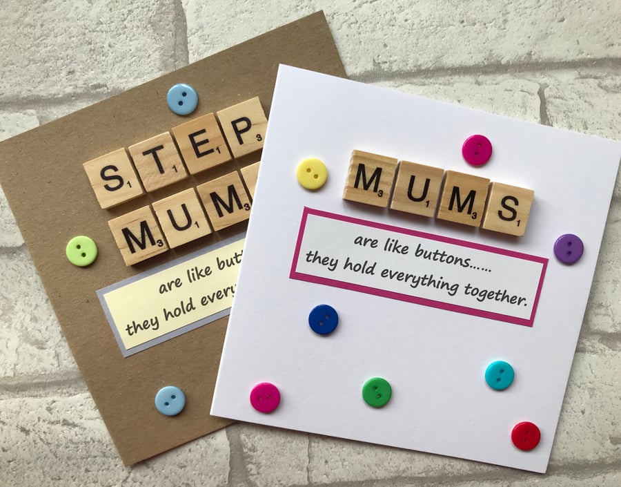 Personalised Handmade Birthday Card for Mum, female birthday card, card for mum.