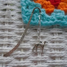 Silver Plated Greyhound Bookmark 