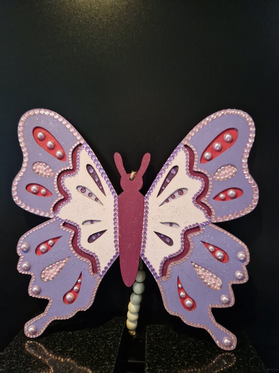 Purple Large butterfly. 