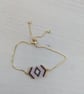 Violet- Miyuki bracelet  - Image 2