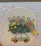 Handmade Christmas Card – Travelling Home for Christmas - Image 6