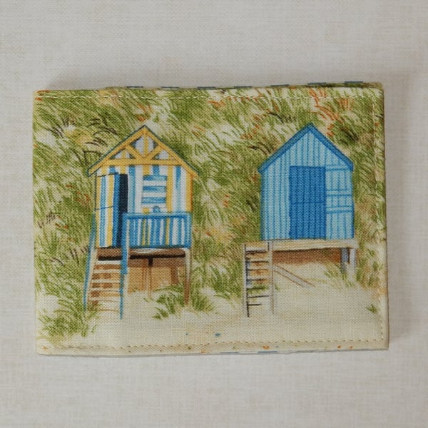 Card wallet traditional beach huts