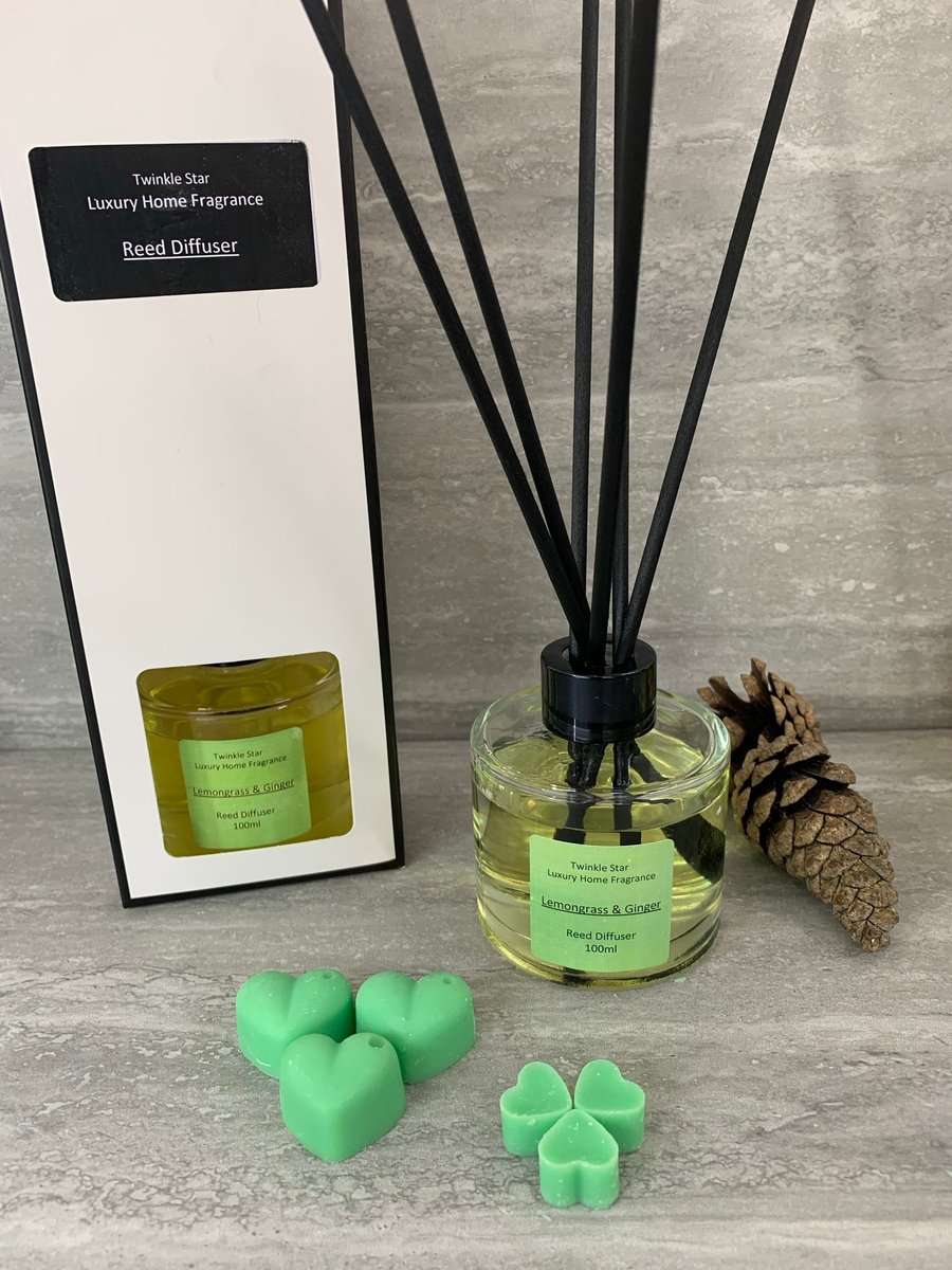Reed Diffuser - Lemongrass and Ginger Lily 