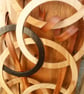 WOOD WALL HANGING  "OVER  UNDER SIDEWAYS DOWN  2" - Image 5