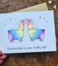 Lesbian Wedding Card, Bride and Bride Card, Mrs and Mrs Card, Wedding Card - Image 4