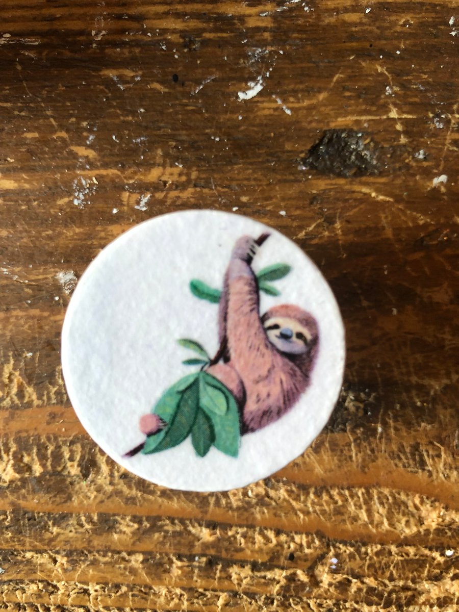 Handmade Sloth pine door knobs wardrobe drawer ... - Folksy