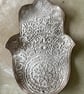 Handcrafted hamsa hand patterned dish - Image 6