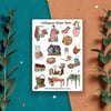 Cottagecore Sticker sheet , Bullet Journal Stickers, Planner Stickers, Scrapbook