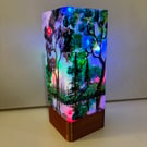 A hand painted and sealed lamp by Andrew Jenkins 