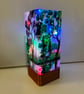 A hand painted and sealed lamp by Andrew Jenkins 