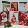 Boxed set of 6, mixed variety handmade Christmas cards - Heartfelt Wishes