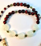 Red Tiger's Eye And New Jade Necklace - Handmade In Devon - Image 4