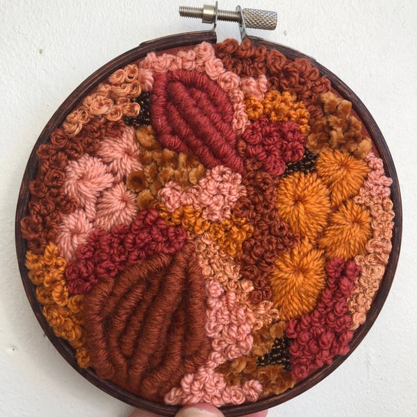 Autumn calls a 5 inch art piece 