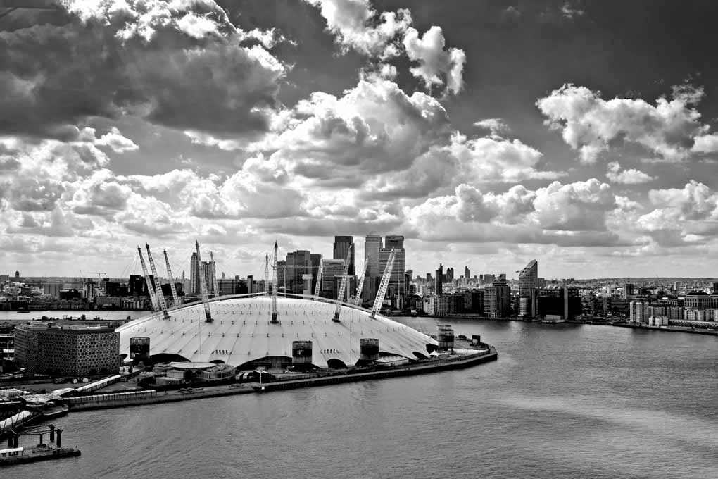 O2 Arena Millennium Dome Canary Wharf London Docklands Photograph Print
