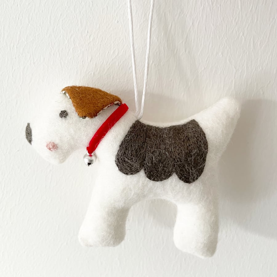 Heirloom Terrier Christmas Decoration 