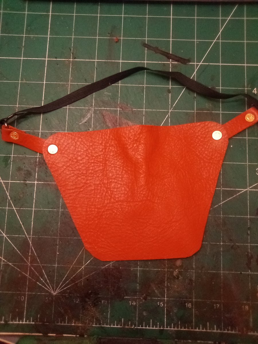 Custom Leather face mask 