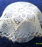 Crocheted Jug Cover with Gold & Clear Beads - Image 2