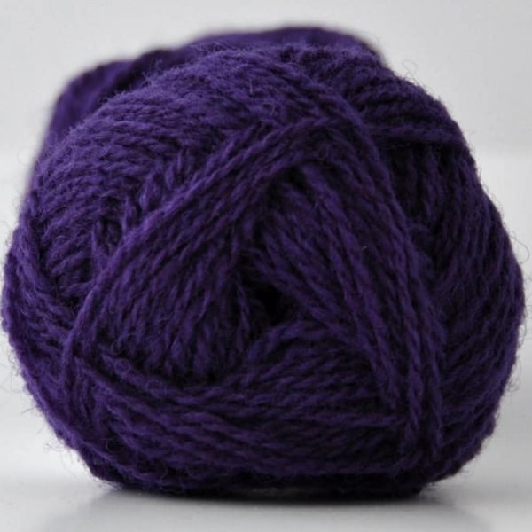 BARGAIN PACK, Shetland 2 ply lace yarn, Jamieson & Smith, Purple, 250g