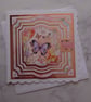 Happy Birthday Vintage Rose Gold Butterflies 3D Luxury Handmade Card - Image 1