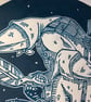 Schnabelperchten -Austrian Christmas Folklore - Limited Edition Lino Print - Image 2
