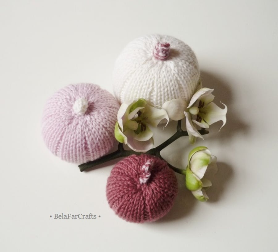 OFFER - New mom & baby girl gift - Baby shower pumpkins - Nursery decor