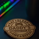 Personalised gaming coaster