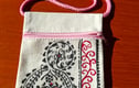 Handpainted tote bag 