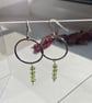 Peridot and sterling silver drop earrings  - Image 3