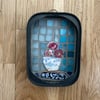 Mini mosaic in sardine tin
