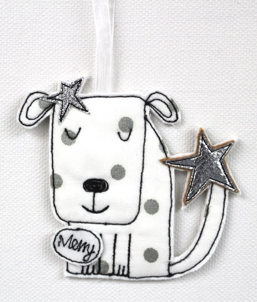 'Merry Doggy' - Hanging Decoration