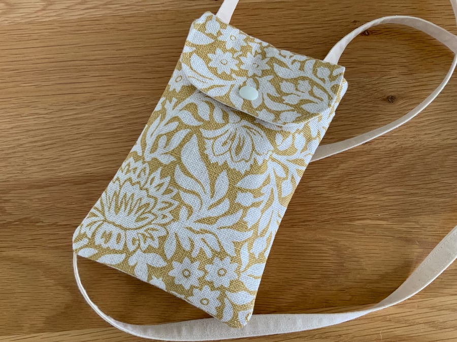 Fabric Mobile Phone Bag, Phone Case, Crossbody Bag, Handbag