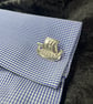 Viking Longship Cufflinks - Image 1