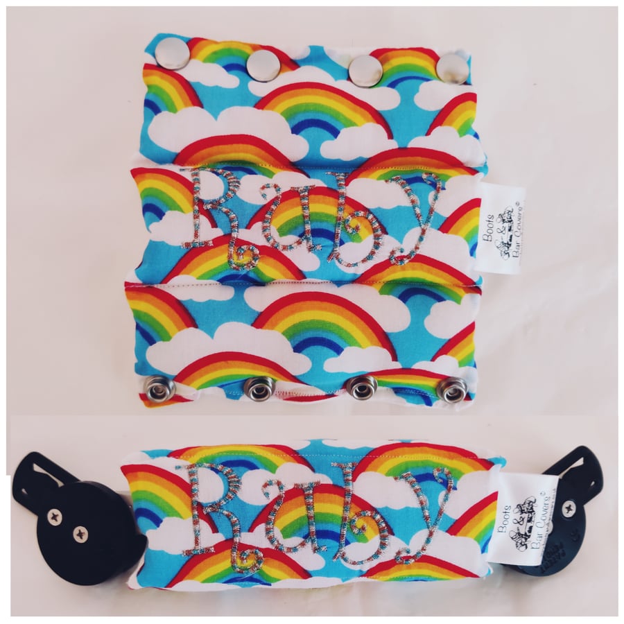 Bright Rainbows Clubfoot Talipes Boots and Bar Cover. Ponseti BnB