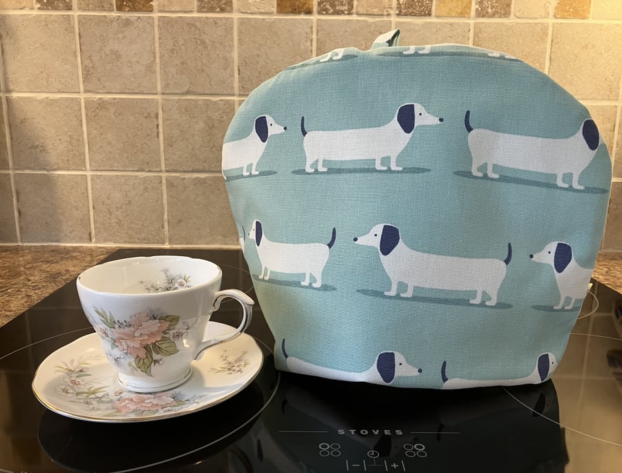 Dachshund Tea Cosy, Handmade in the UK