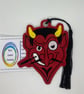 Devil, Embroidered Bookmark,   - Image 1
