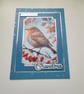 Grandma Christmas Card - Robin & Winter Foliage - Image 6