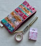 Pencil Case Japanese Blossom Fabric Patchwork  - Image 2