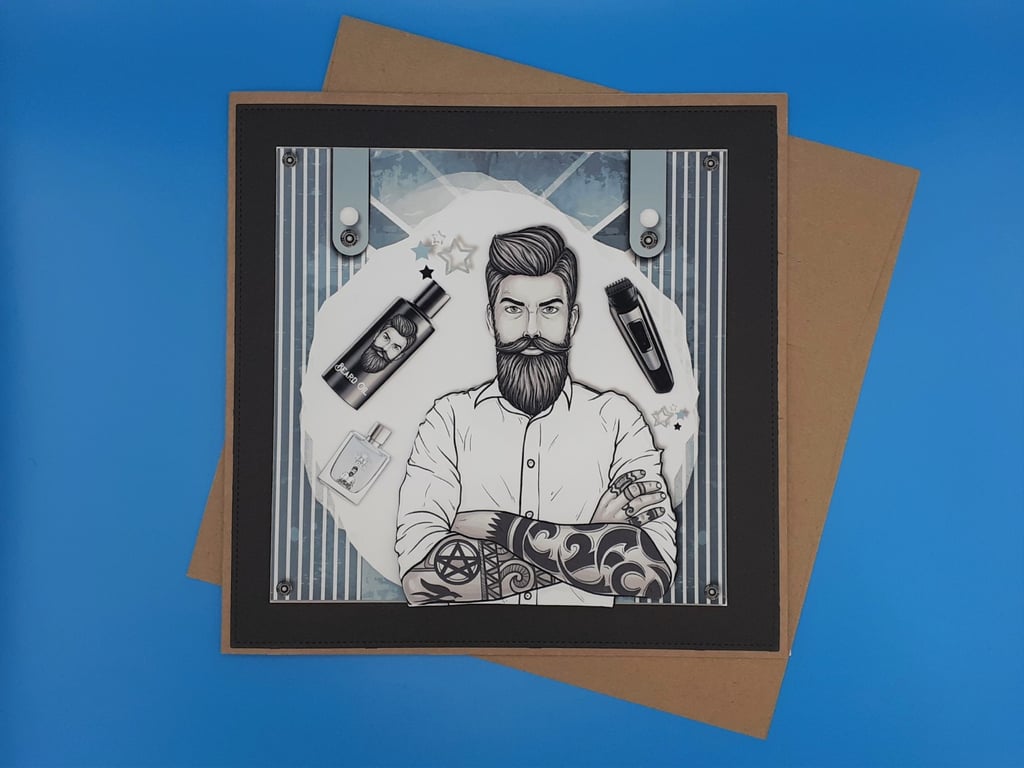 Man's Birthday Card,  Husband, Son, Brother, Grandson, Partner 