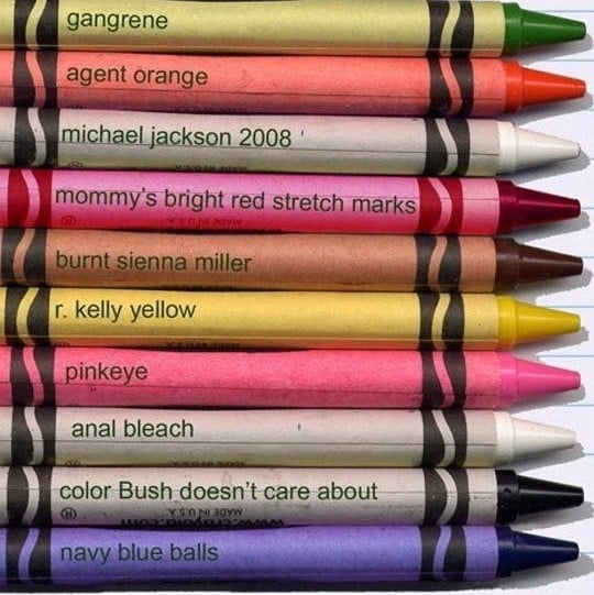 Crayon Colours Fridge Magnet