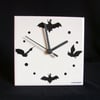 Halloween Bat Wall Clock