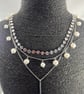 3 Layer Stainless Steel Necklace With Cultured Pearls - Image 7